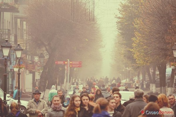 Луцьк в тумані. ФОТО